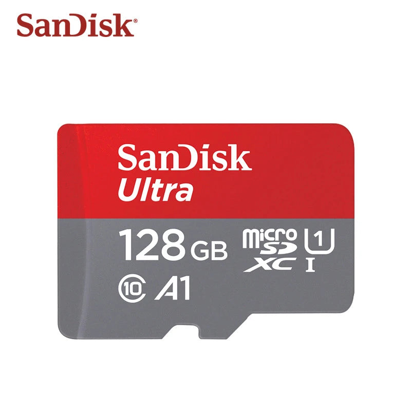 SanDisk Ultra microSDXC UHS-I Carte + Adaptateur SD, avec jusqu'à 140 Mo/s, Classe 10, U1, homologuée A1