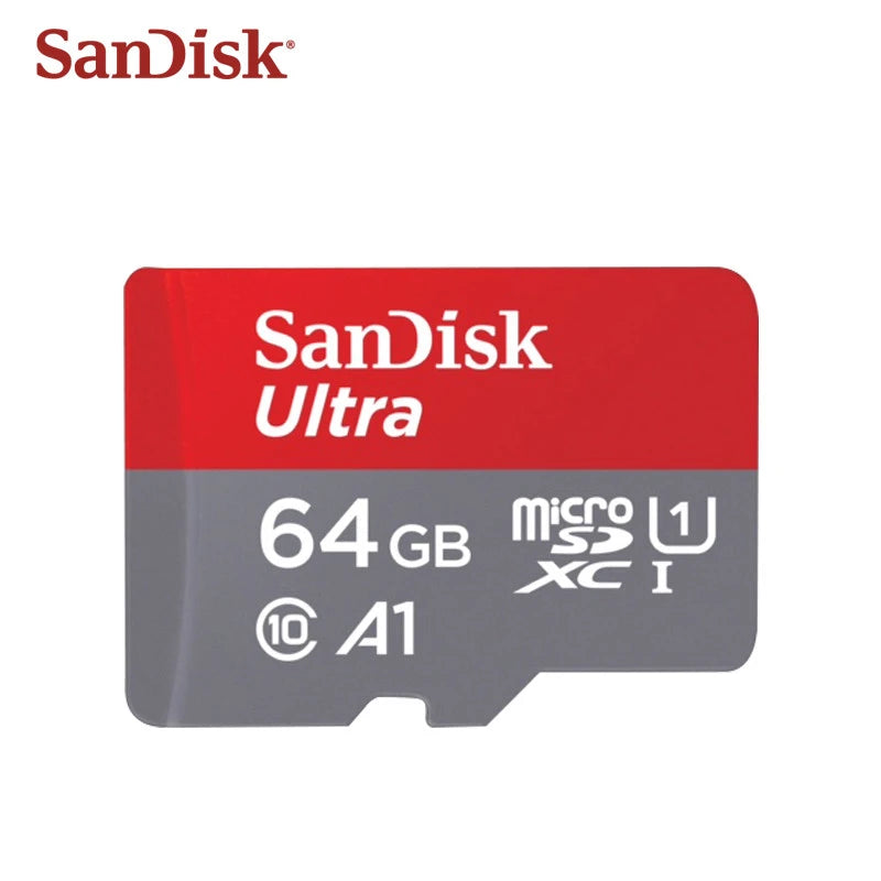 SanDisk Ultra microSDXC UHS-I Carte + Adaptateur SD, avec jusqu'à 140 Mo/s, Classe 10, U1, homologuée A1
