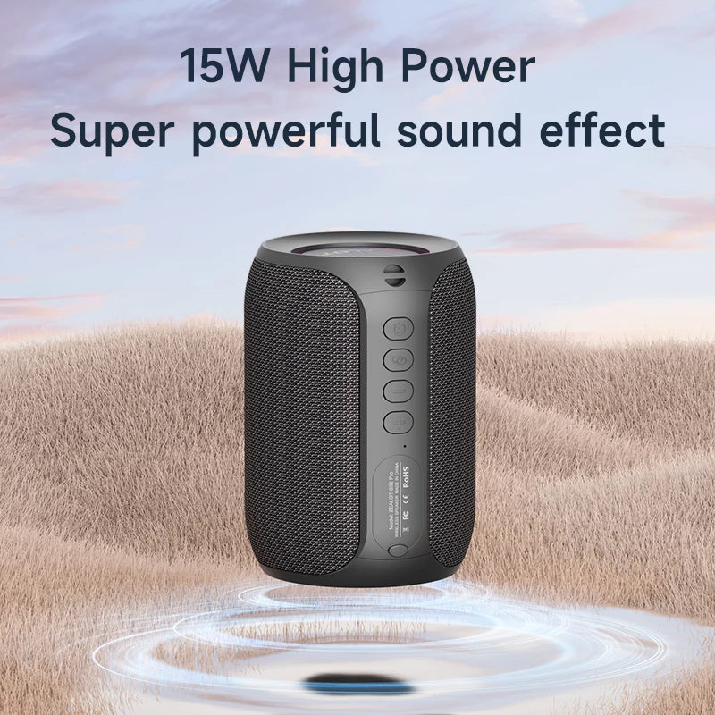 Zealot-S32PRO Haut-parleur Bluetooth puissant, basse sans fil, lumière LED, haut-parleurs extérieurs, caisson de basses, Support de boîte de son étanche