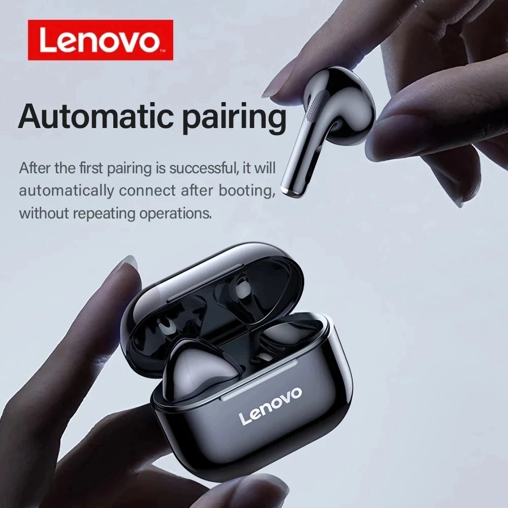 Original Lenovo LP40 casque sans fil TWS Bluetooth écouteurs contrôle tactile Sport casque stéréo écouteurs pour téléphone Android