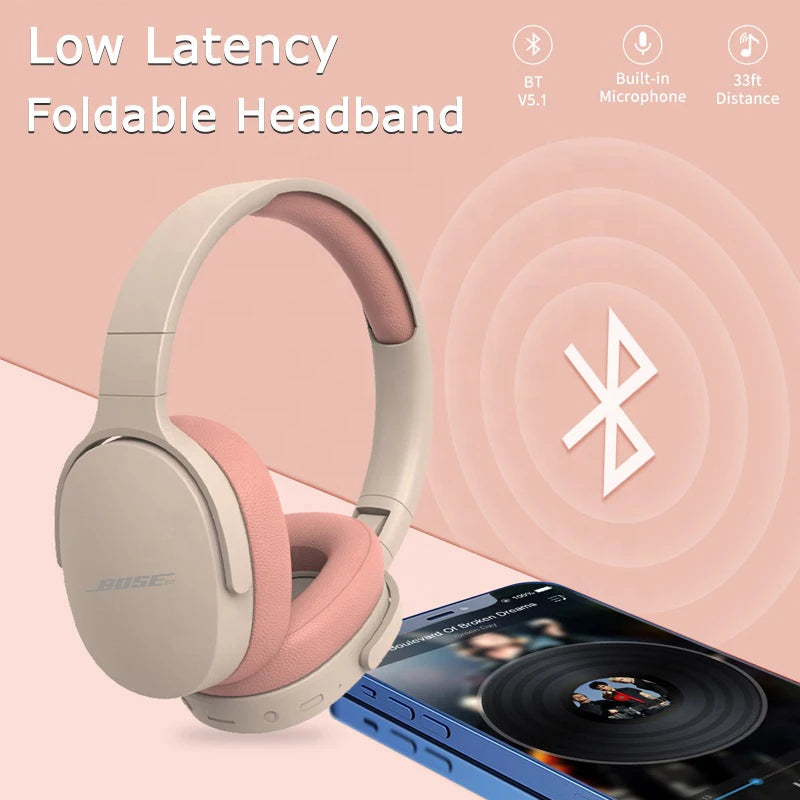 Bosebye casque P2961 sans fil Bluetooth 5.3 Original écouteur stéréo HIFI casque jeu écouteurs avec micro pour Samsung iPhone