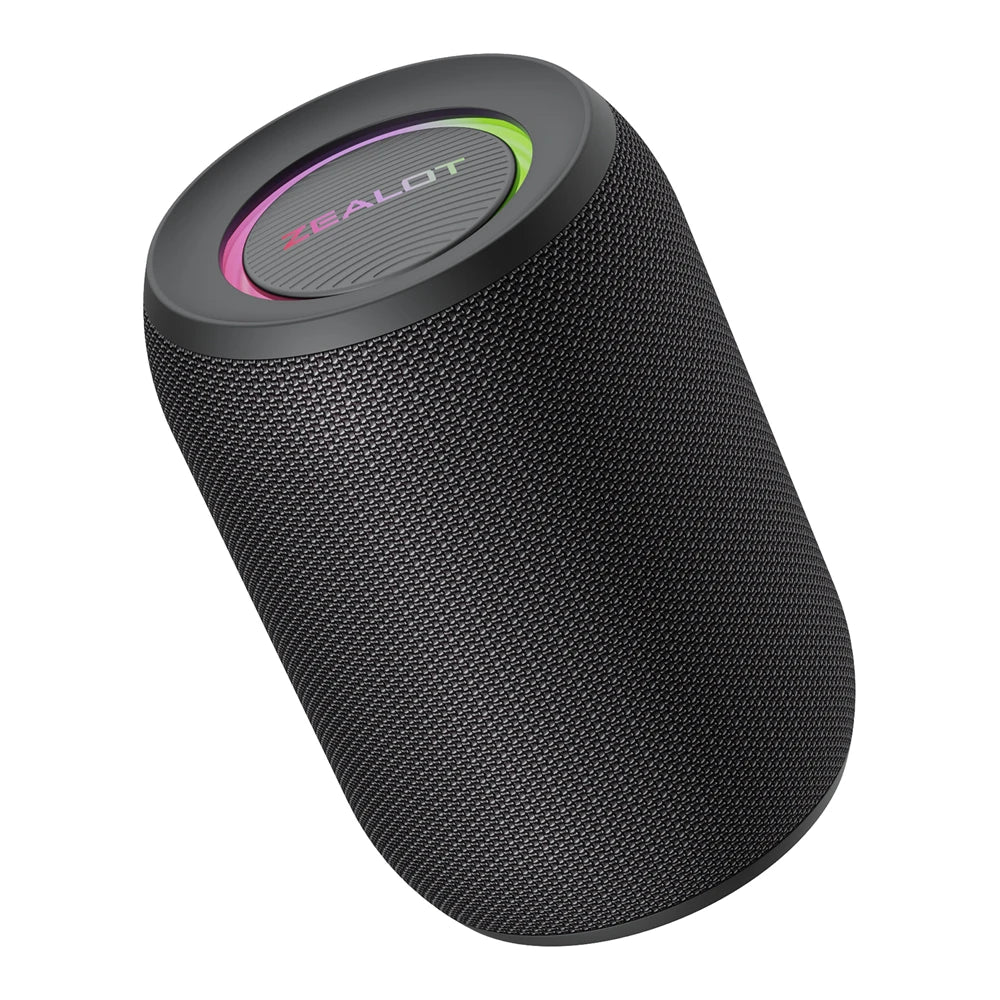 Zealot-S32PRO Haut-parleur Bluetooth puissant, basse sans fil, lumière LED, haut-parleurs extérieurs, caisson de basses, Support de boîte de son étanche