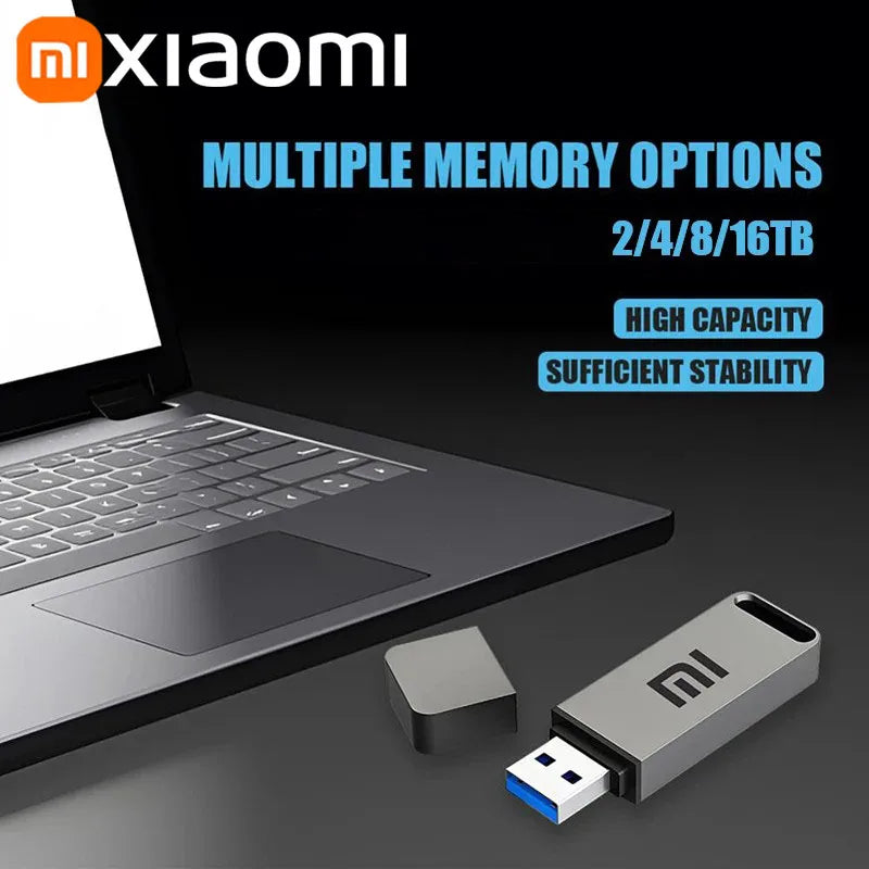 Xiaomi – clé USB 3.2 originale, 16 to, haute vitesse, type-c, en métal, pour appareils de stockage sur ordinateur, 2025